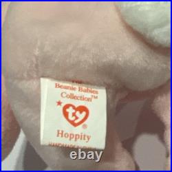 Rare Ty Beanie Baby Hoppity Bunny 1996 Retired Beanie Babies