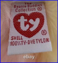 Rare Ty Beanie Baby Jumbo Peace the Bear 42 Plush Stuffed Vintage 1999 Ear Tag
