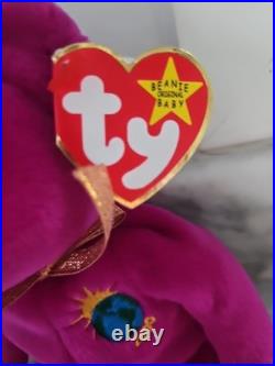 Rare Ty Beanie Baby Millennium Millenium 2000 Bear Collectible/ERRORS