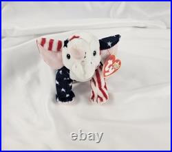 Rare Ty Beanie Baby Righty the Elephant (2000) Tag Errors MINT NWT