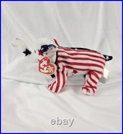 Rare Ty Beanie Baby Righty the Elephant (2000) Tag Errors MINT NWT