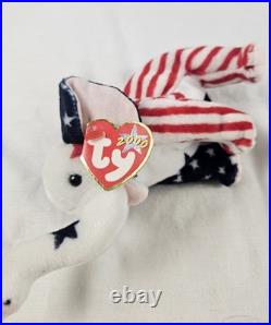 Rare Ty Beanie Baby Righty the Elephant (2000) Tag Errors MINT NWT
