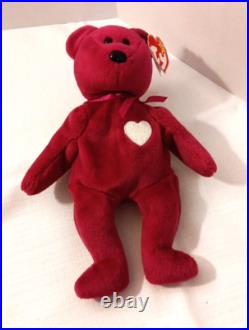 Rare Ty Beanie Baby Valentina with hologram tush tag & date, spelling errors Rare Ty Beanie Baby Valentina with hologram tush tag & date, spelling errors