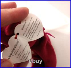 Rare Ty Beanie Baby Valentina with hologram tush tag & date, spelling errors Rare Ty Beanie Baby Valentina with hologram tush tag & date, spelling errors