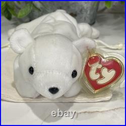 Rare Ty Beanie Baby White Chilly Polar Bear Babies Fake Knockoff Collector Piece
