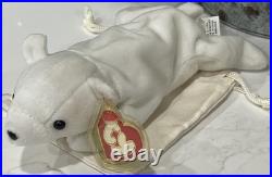 Rare Ty Beanie Baby White Chilly Polar Bear Babies Fake Knockoff Collector Piece