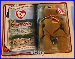 Rare Ty Beanie Germania The Bear International Bears II Mcdonalds