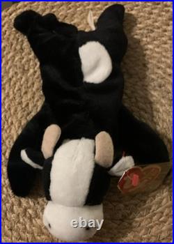 Rare Ty Daisy Cow Beanie Baby PVC Pellets, Tag Errors, Hyphenated Birthday Rare Ty Daisy Cow Beanie Baby PVC Pellets, Tag Errors, Hyphenated Birthday