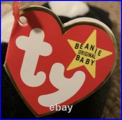 Rare Ty Daisy Cow Beanie Baby PVC Pellets, Tag Errors, Hyphenated Birthday Rare Ty Daisy Cow Beanie Baby PVC Pellets, Tag Errors, Hyphenated Birthday