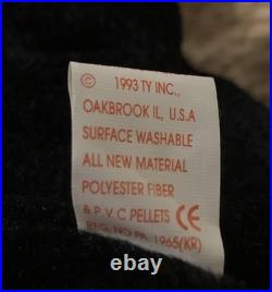 Rare Ty Daisy Cow Beanie Baby PVC Pellets, Tag Errors, Hyphenated Birthday Rare Ty Daisy Cow Beanie Baby PVC Pellets, Tag Errors, Hyphenated Birthday