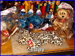 Rare Ty FRECKLES Beanie Babies 1996 Pvc Pellets Style 4066 Retired MINT Rare Ty FRECKLES Beanie Babies 1996 Pvc Pellets Style 4066 Retired MINT