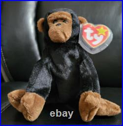 Rare Ty Retired Beanie Baby Congo The Gorilla 1996 Nwt Errors Original Owner