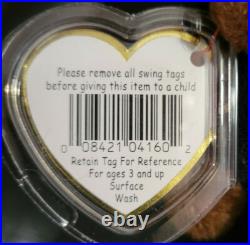 Rare Ty Retired Beanie Baby Congo The Gorilla 1996 Nwt Errors Original Owner