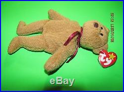 Rare Ty Retired Beanie Baby Curly 1996 Nwt Tag Errors