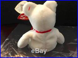 Rare Ty Valentino Beanie Baby Bear with 17 errors. Mint condition