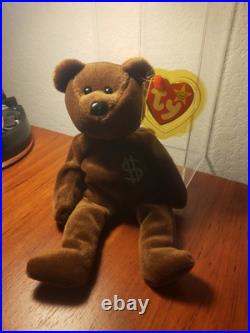 Rare Ty Warner Signed Billionaire Beanie Bear! Made For Employees Only