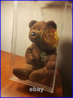 Rare Ty Warner Signed Billionaire Beanie Bear! Made For Employees Only