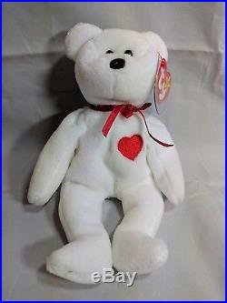 Rare Valentino Beanie Baby with Multiple Errors! One Of A Kind! 14 Rarities