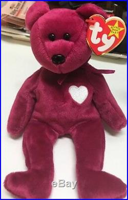Rare Vintage Beanie Babies Valentino and Valentina Couple, Mint Condition