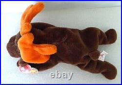 Rare Vintage Retired Ty 1993 Beanie Baby Chocolate Moose 4th/v3 tag, Mint Orig 9 Rare Vintage Retired Ty 1993 Beanie Baby Chocolate Moose 4th/v3 tag, Mint Orig 9