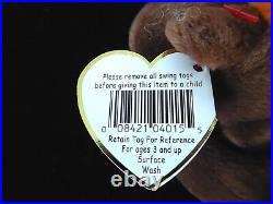 Rare Vintage Retired Ty 1993 Beanie Baby Chocolate Moose 4th/v3 tag, Mint Orig 9 Rare Vintage Retired Ty 1993 Beanie Baby Chocolate Moose 4th/v3 tag, Mint Orig 9