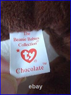 Rare Vintage Retired Ty 1993 Beanie Baby Chocolate Moose 4th/v3 tag, Mint Orig 9 Rare Vintage Retired Ty 1993 Beanie Baby Chocolate Moose 4th/v3 tag, Mint Orig 9
