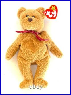 Rare Vintage ty beanie babies Curly bear with error tags