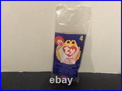 Rare Vtg McDonalds Ty Beanie Inch The Worm With Errors
