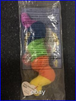 Rare Vtg McDonalds Ty Beanie Inch The Worm With Errors