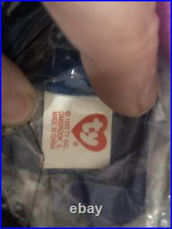 Rare Vtg McDonalds Ty Beanie Inch The Worm With Errors