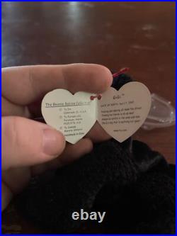Rare Vtg Retired Ty Beanie Babies Mint Tag Errors PE GiGi the Dog Poodle