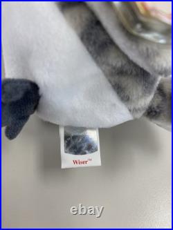 Rare Wiser Class of 99 Beanie Baby with Errors and Hologram 1965/KR Retired