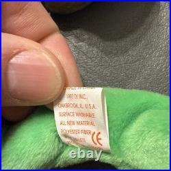 Rare beanie babies with tag errors, Lucky, Smoochy, Roam, Sticky, Scorch, Ants