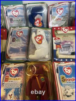 Rare brand new Beanie babies in box lot of 12