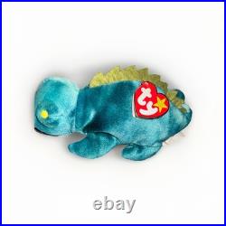 Rare mint Ty Beanie Baby Collection 1997 6th Generation Iggy Seen With tag on