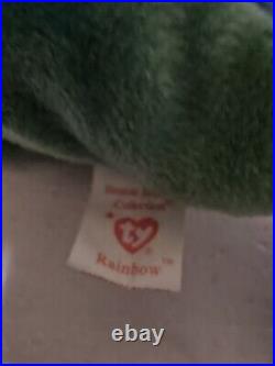 Rare original 1997 Error Rainbow beanie baby in mint condition