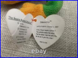 Rare pvc pellet smoochy beanie baby