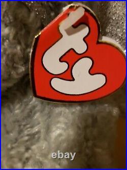 Rare ty, Ty Sterling The Angel Bear Beanie Baby, Multiple Hang Tag Errors