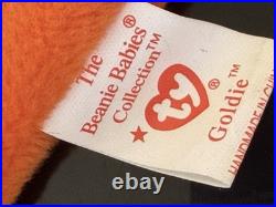 Rare vintage Ty Beanie Babies Goldie the Goldfish