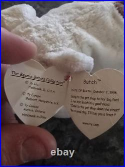 Rare vintage Ty Beanie Baby Butch 1998