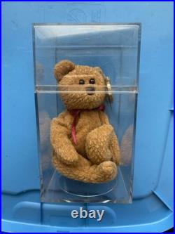 Retired 1993 Ty Beanie Babies Rare Original Curly The Bear With Pe Pellets