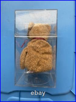 Retired 1993 Ty Beanie Babies Rare Original Curly The Bear With Pe Pellets
