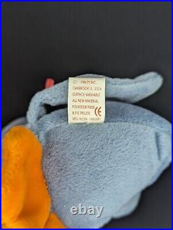 Retired 1996 TY Beanie Baby Scoop The Pelican RARE with Tag Errors