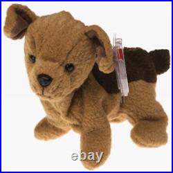 Retired 1996 Ty Beanie Baby TUFFY THE DOG With Rare Multiple Tag Errors Retired 1996 Ty Beanie Baby TUFFY THE DOG With Rare Multiple Tag Errors