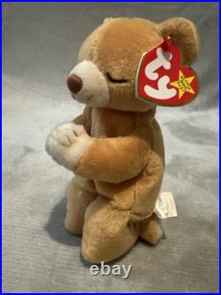 Retired 1998 Ty Beanie Baby Hope the Praying Bear with Rare Tag Errors