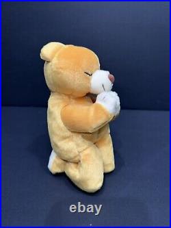 Retired 1998 Ty Beanie Baby Hope the Praying Bear with Rare Tag Errors