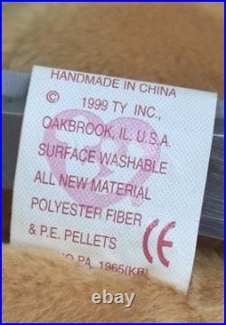 Retired 1998 Ty Beanie Baby Hope the Praying Bear with Rare Tag Errors