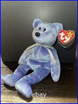 Retired 1999 Ty Beanie Baby Clubby II With Rare Errors Beanie Babies