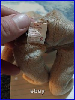 Retired Beanie Babies Signature Bear 1999 Rare With Multiple ERRORS