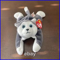 Retired Nanook TY Beanie Baby Rare Original, 1996, With Tag errors